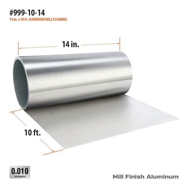 Gibraltar Building Products 14 in. x 10 ft. Aluminum Roll Valley
