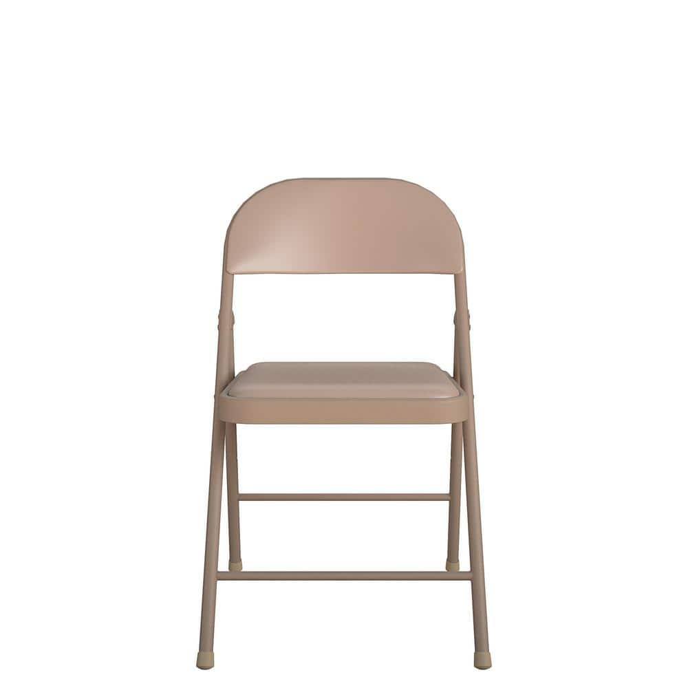 SmartFold Beige Linen Vinyl Seat Folding Utility Chair (Set of 4) price history on PriceWatchPro