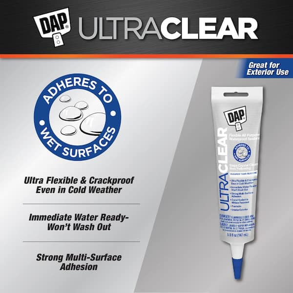 Ultra Clear 5 oz. All Purpose Waterproof Sealant