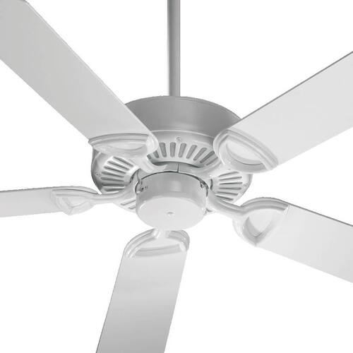 Estate 52 in. Indoor White Ceiling Fan Ceiling Fans Without Lights