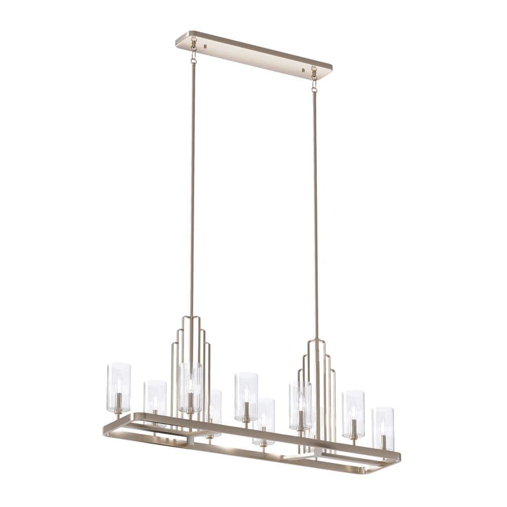 Kichler Kimrose 10-Light Polished Nickel Vintage Chandelier