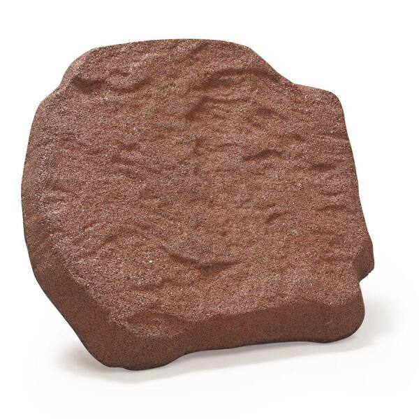 Unbranded 12 in. x 12 in. Flexstone Round Terracotta-DISCONTINUED