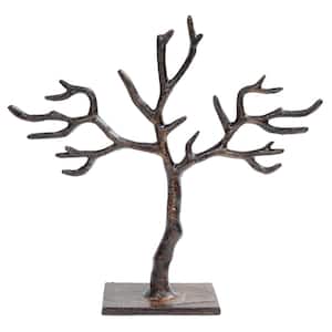 11 in. 20-Branch Patina Tree of Life Jewelry Holder