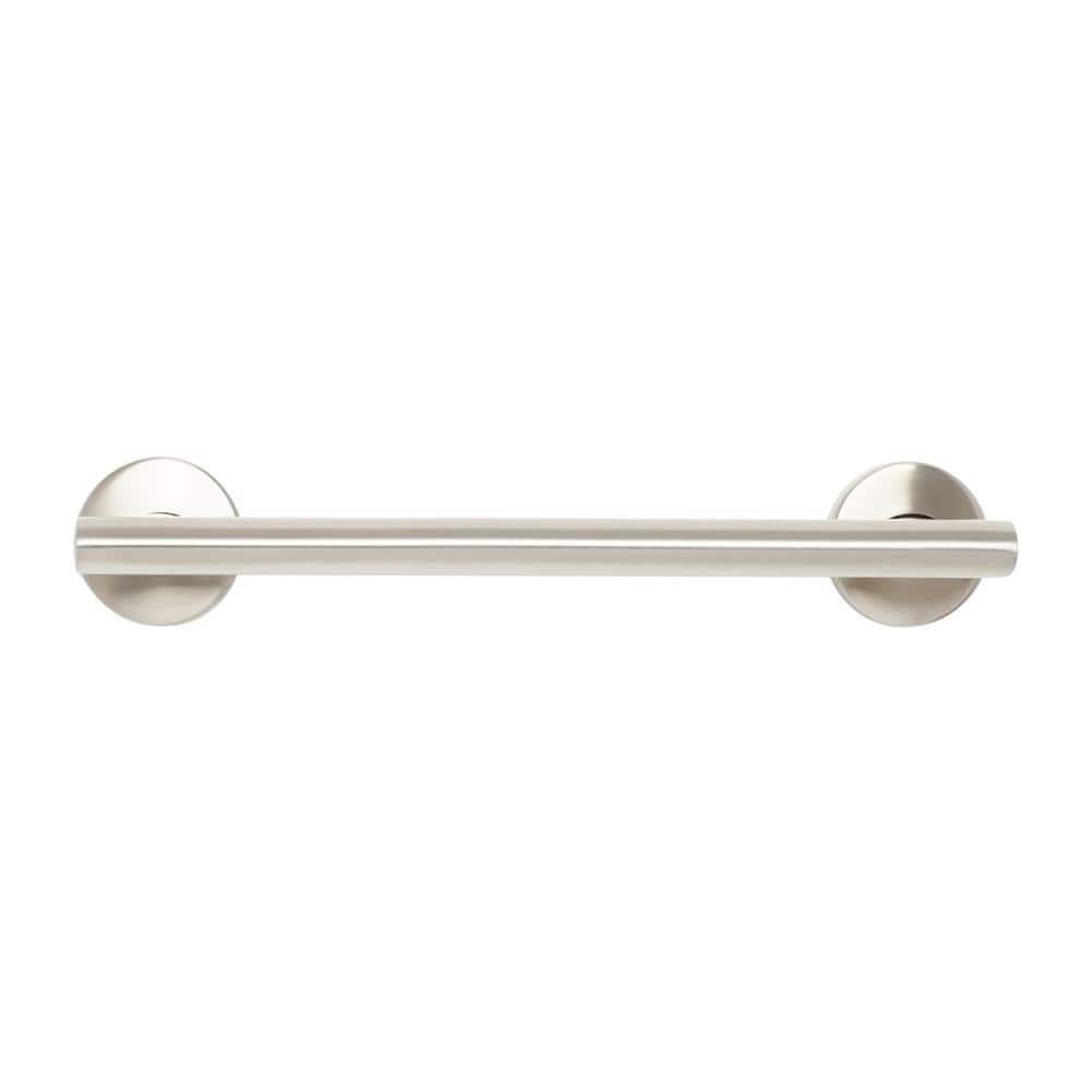 12" Satin Stainless Steel Wall Mounted Bathroom Grab Bar