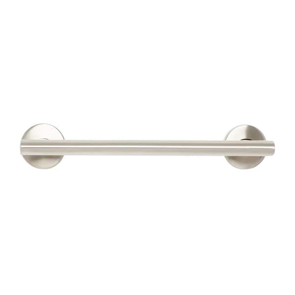 SEACHROME 12 in. Coronado Designer Wall Mount Bathroom Shower Grab Bar 1-1/2 in. Dia Oval Bar in Satin
