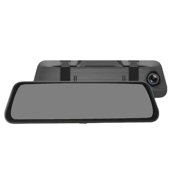 Full HD Mirror Dashcam with Rear Camera, Loop Recording and G-Sensor