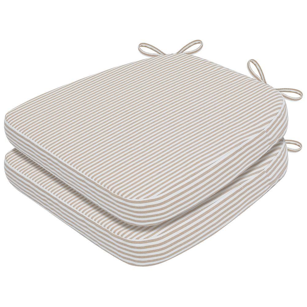 AAAAAcessories 16 in. x 17 in. Trapezoid Indoor Seat Cushion Dining