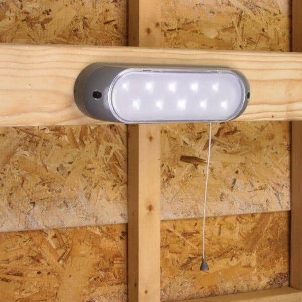 Bronze Solar Powered LED Area Light with 10 Bulbs