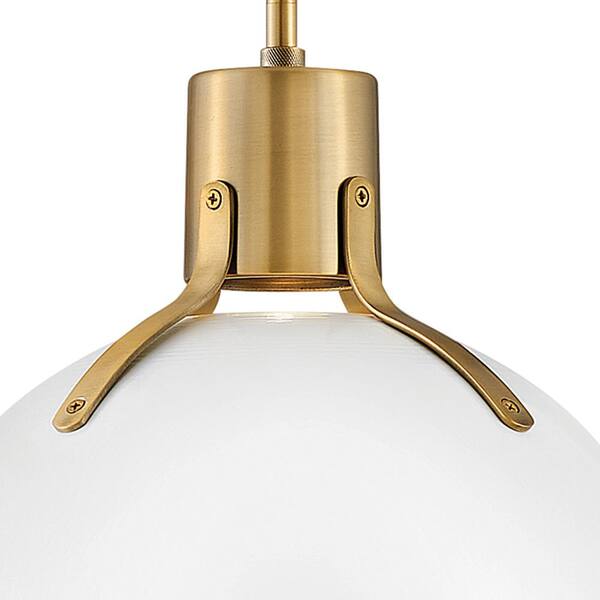 HINKLEY - Argo 1-Light Polished White Standard Mini Pendant Light