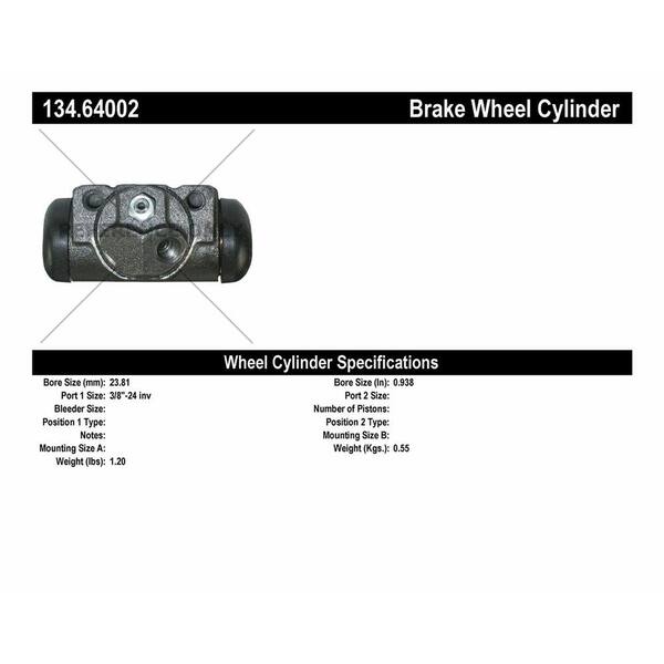Centric Parts Drum Brake Wheel Cylinder