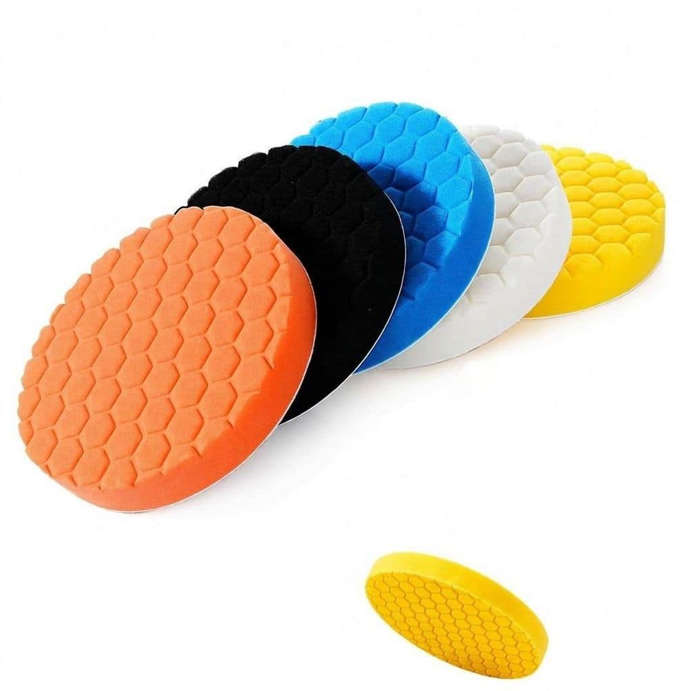 7 Inch Foam Buffing Pads Kit with Hook and Loop Backing for DA Polisher for Paint Correction 5 Pack price history on PriceWatchPro