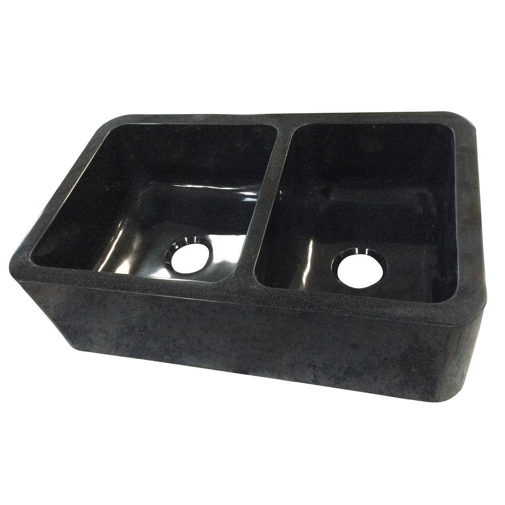 Delta 1 6 Foot Commercial ABS Plastic Sink - Black (Holds 2-16x20  Trays)(72x22x5)