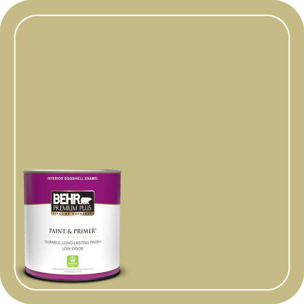 1 qt. #T13-19 Gnome Green Eggshell Enamel Low Odor Interior Paint & Primer price history on PriceWatchPro