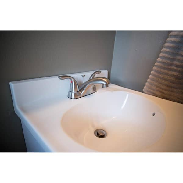 Ashland 4 in. Centerset 2-Handle Bathroom Faucet in Polished Chrome