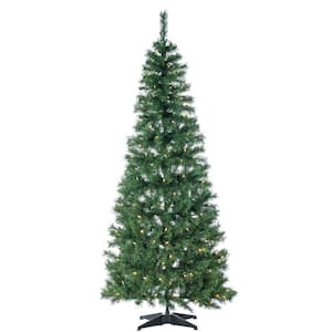 6 ft. H Green Pop Up Fir Tree