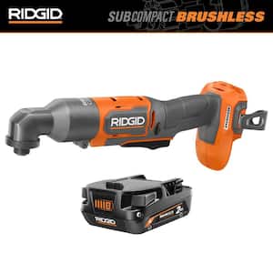 18V SubCompact Brushless Cordless Right Angle Impact Driver with 18V 2.0 Ah MAX Output Battery