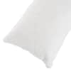 Lavish Home Gray Soft Polyester Sherpa Body Pillow Pillowcase with Zipper  64HD-28-G - The Home Depot