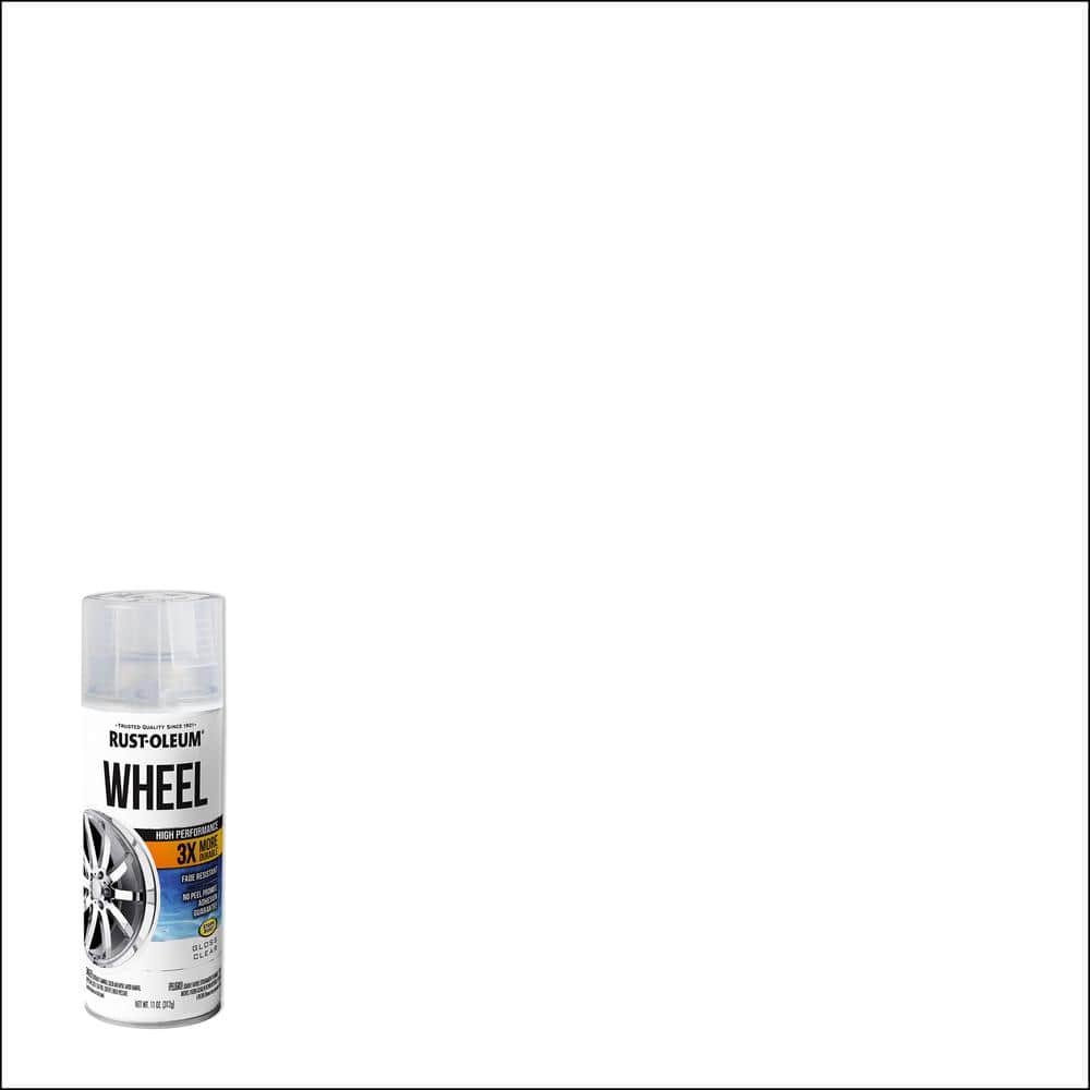 Rust-Oleum 366438 High Performance Wheel Spray Paint, 11 oz, Matte Black