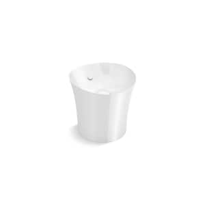 Veil 16 in. Bathroom Sink in White