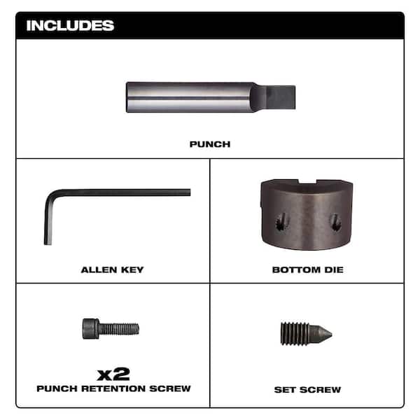 M18 FUEL 10-Gauge Nibbler Punch and Die Set