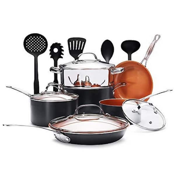 Home Non-stick Stainless Steel Cookware Set Kitchen Pots & Pans Set 15  Piece
