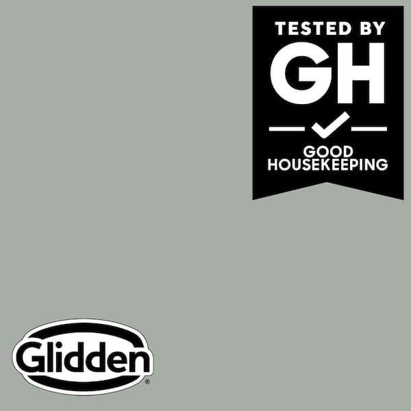 Glidden Premium 1 gal. PPG1033-4 Light Drizzle Flat Interior Latex Paint