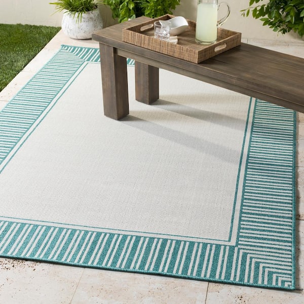 Artistic Weavers Felix Teal 7 ft. 6 in. x 10 ft. 9 in. Solid