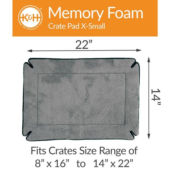 memory foam crate pad