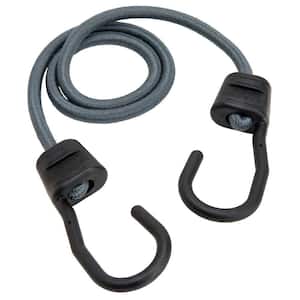 32 in. Gray Ultra Bungee Cord with Hooks
