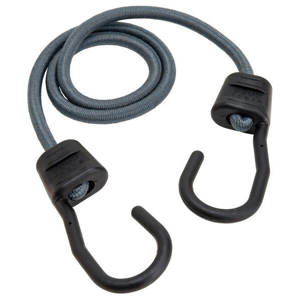 Keeper 32 in. Gray Ultra Bungee Cord with Hooks