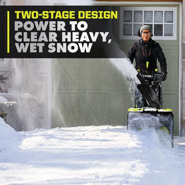 Home depot ryobi snow blower hotsell