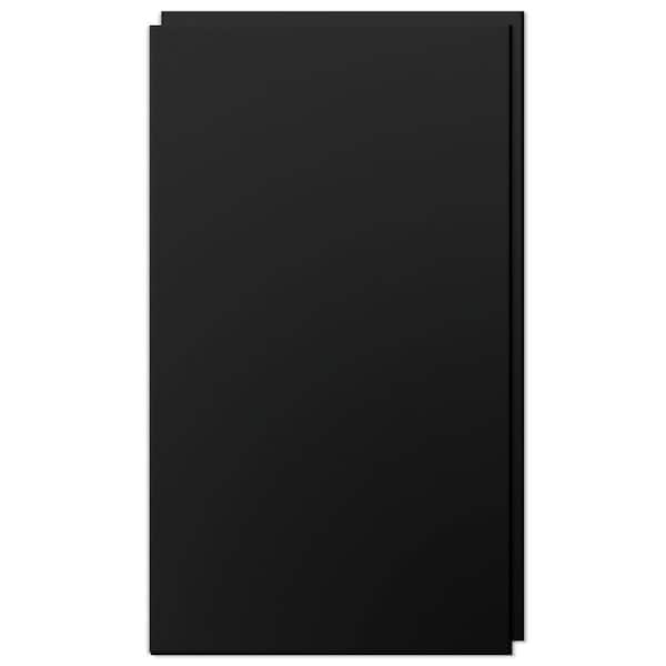 Art3dwallpanels Black 2 ft. x 4 ft. Decorative PVC Drop In Ceiling Tiles (80 sq.ft./Box)
