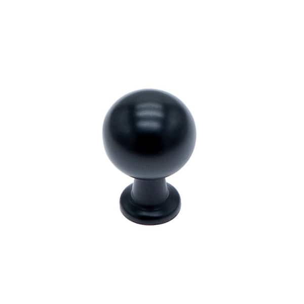 Utopia Alley 0.87 in. Matte Black Zinc Material Cabinet Knob