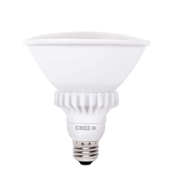 Cree 90W Equivalent Bright White (3000K) PAR38 47 Degrees Flood Dimmable LED Light Bulb (3-Pack)