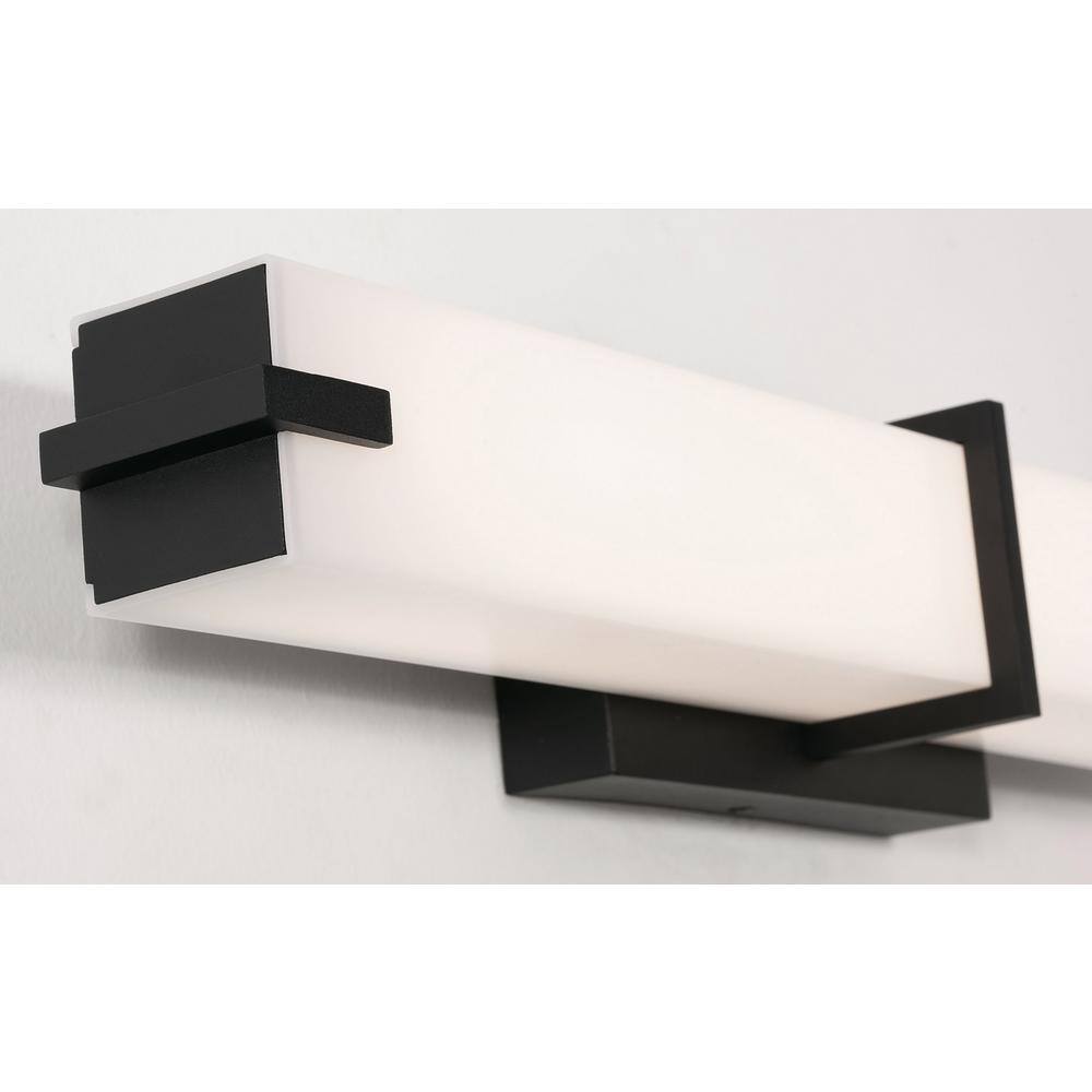 Miller 24" Black Steel LED Vanity Light