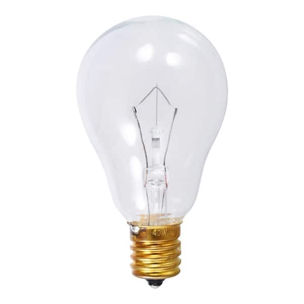 Sylvania 40 Watt Double Life A15 Incandescent Light Bulb 2 Pack The Home Depot