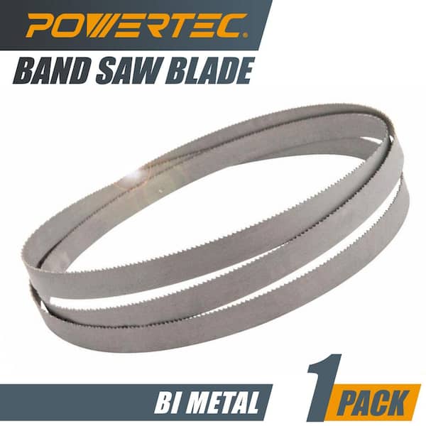 POWERTEC 56-7/8 in. x 1/2 in. x 14 TPI Bi-Metal Band Saw Blade for Soft / Non-Ferrous Metal (Package May Vary)