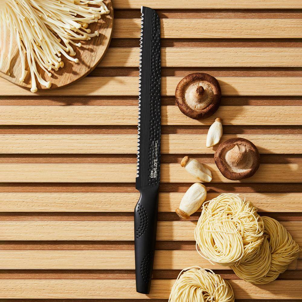 iD3 BLACK SAMURAI 8 in. Stainless Steel Full Tang Bread Knife - thumbnail 5
