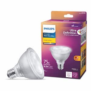 75-Watt Equivalent PAR30s Ultra-Definition High Output E26 LED Light Bulb Bright White with Warm Glow 3000K (1-Pack)