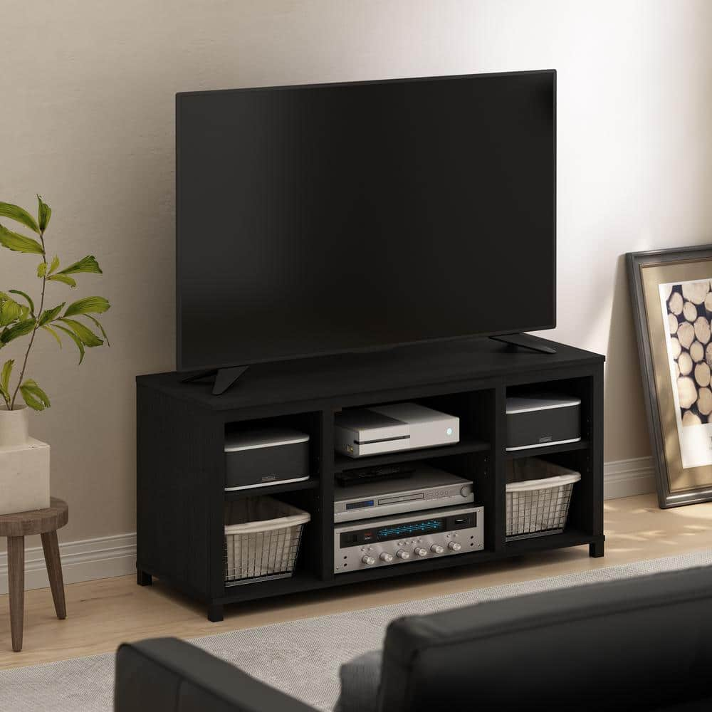 Furinno Classic Americano TV Stand Entertainment Center Fits TV's up to ...