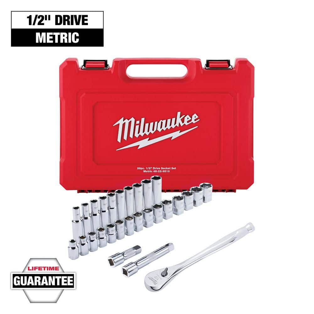 1/2 in. Drive Metric Ratchet and Socket Mechanics Tool Set (28-Piece) price history on PriceWatchPro