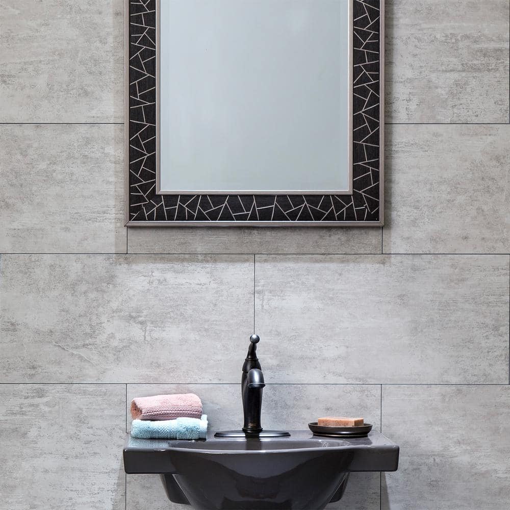 Wind Gust Gray PVC Interlocking Wall Tile Panels
