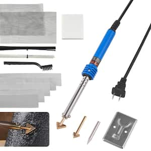 Plastic Repair Kit, 100-Watt Welding Iron, Includes 2 Tips for Welding, 1 for Soldering, Ideal for Fixing Kayaks