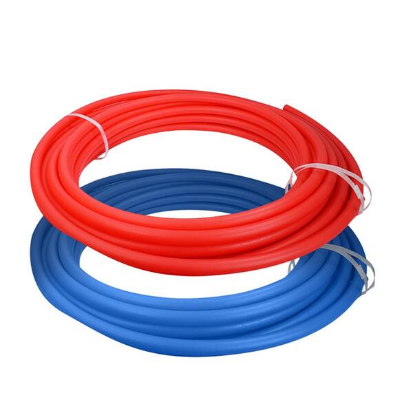 The Plumber's Choice 3/4 in. x 100 ft. PEX Tubing Potable Water Pipe Combo - 1 Red 1 Blue