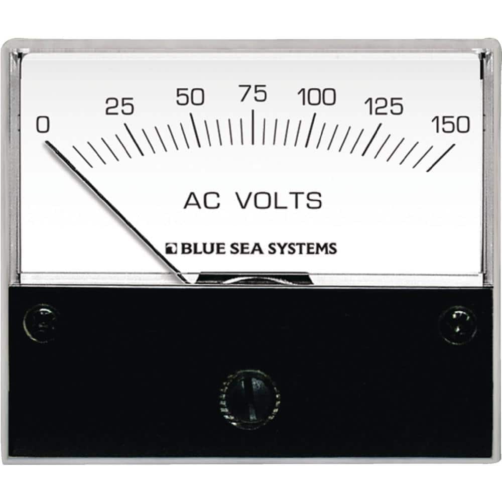HUA Brand Classic Analog Marine Grade Volt Meter/Gauge 0 to 150 volts AC