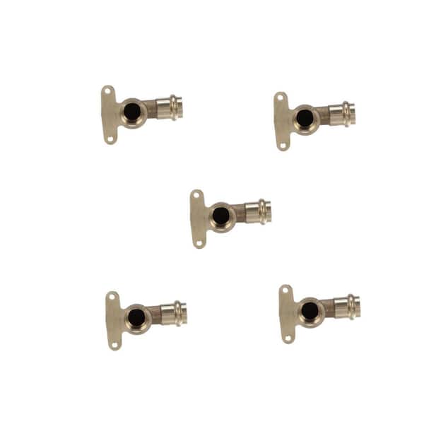 Viega ProPress 1/2 in. Press x FPT Zero-Lead Bronze 90-Degree Hi Ear Elbow (5-Pack)