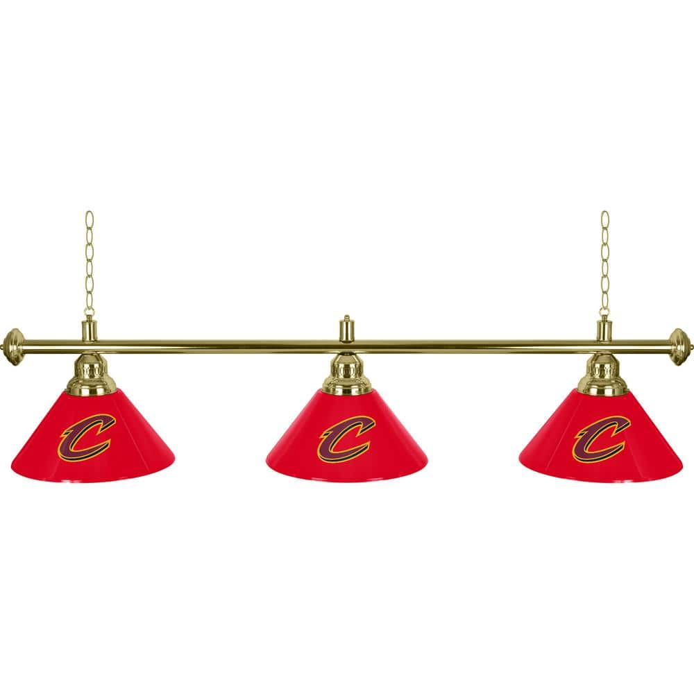 Cleveland Cavaliers Logo 3-Light Red Billiard Light