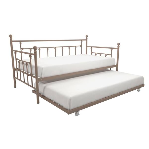 DHP Mia Pink Twin Daybed and Trundle
