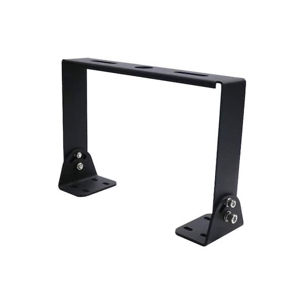 Black U-Bracket for LED UFO High Bay Light, Cold-Rolled Sheet, LED Lights Accessories Mounting Bracket with Screws