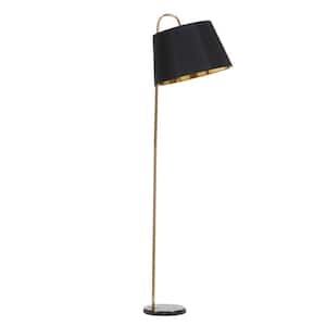 60 in. Black Metal Floor Lamp